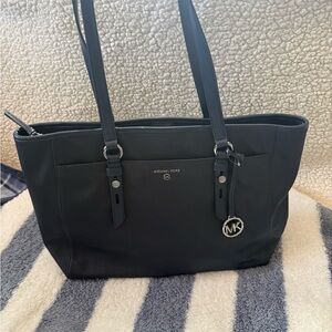 Michael Kors Navy Blue Tote Bag